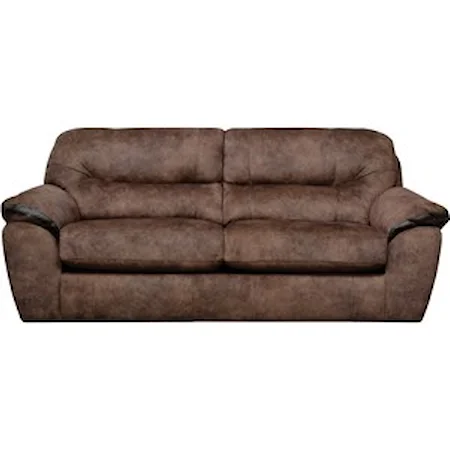 Two Cushion Sofa with Pillow Arms